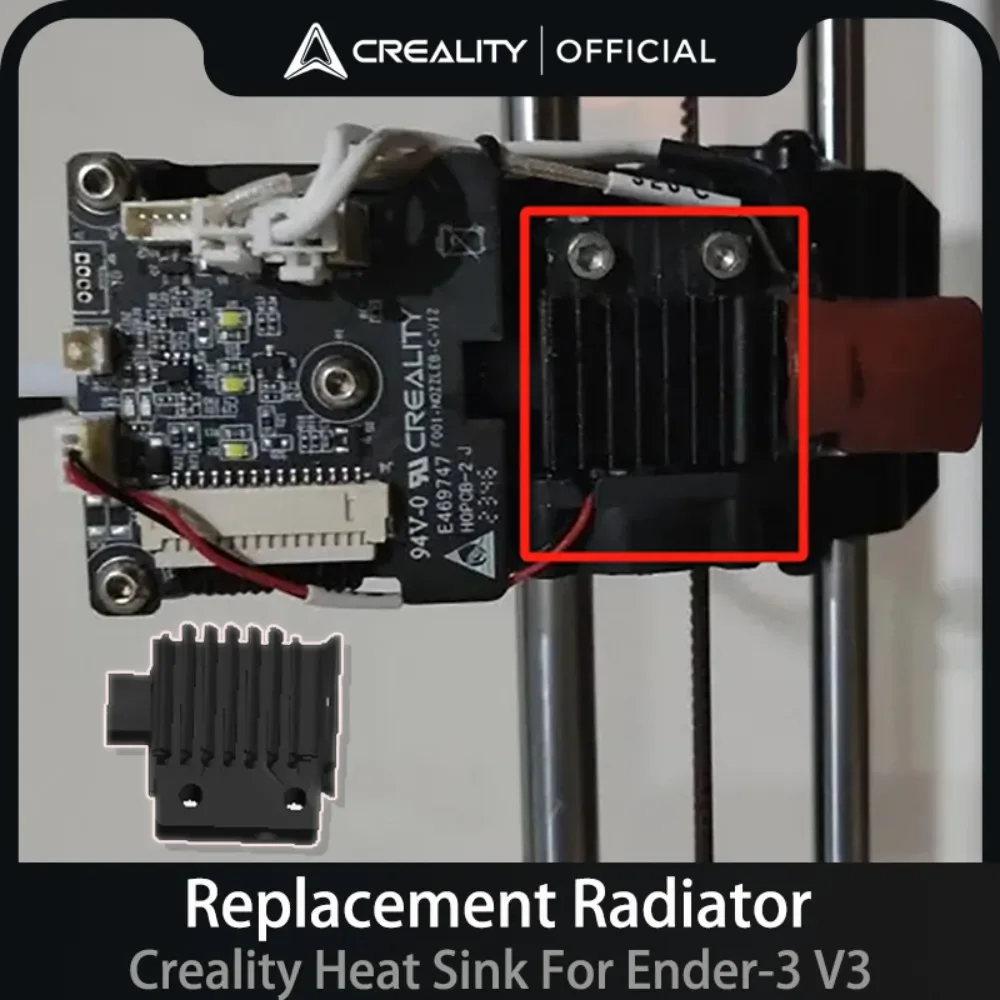 Аксессуары для 3D-принтеров Creality, оригинальный радиатор Ender-3 V3, аксессуары для 3D-принтеров, сменный радиатор, детали для 3D-печати
Аксессуары для 3D-принтеров Creality, оригинальный радиатор Ender-3 V3, аксессуары для 3D-принтеров, сменный радиатор, детали для 3D-печати