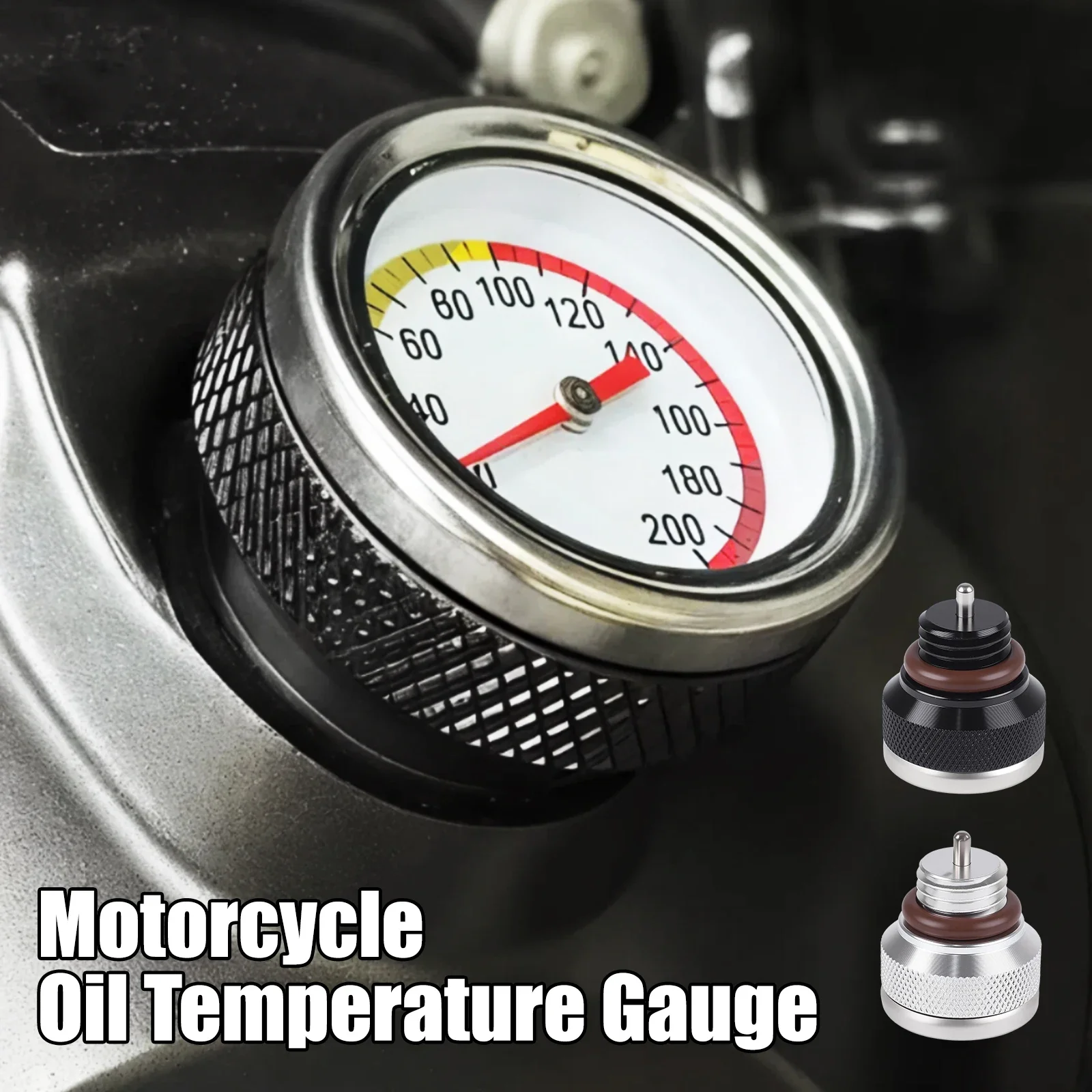 M20x2.5 Motorcycle Fuel Tank Cap Cover 0-200 Celsius Senser Oil Temperature Gauge Pointers Thermometer Dial Meter Black Silver
M20x2.5 Motorcycle Fuel Tank Cap Cover 0-200 Celsius Senser Oil Temperature Gauge Pointers Thermometer Dial Meter Black Silver