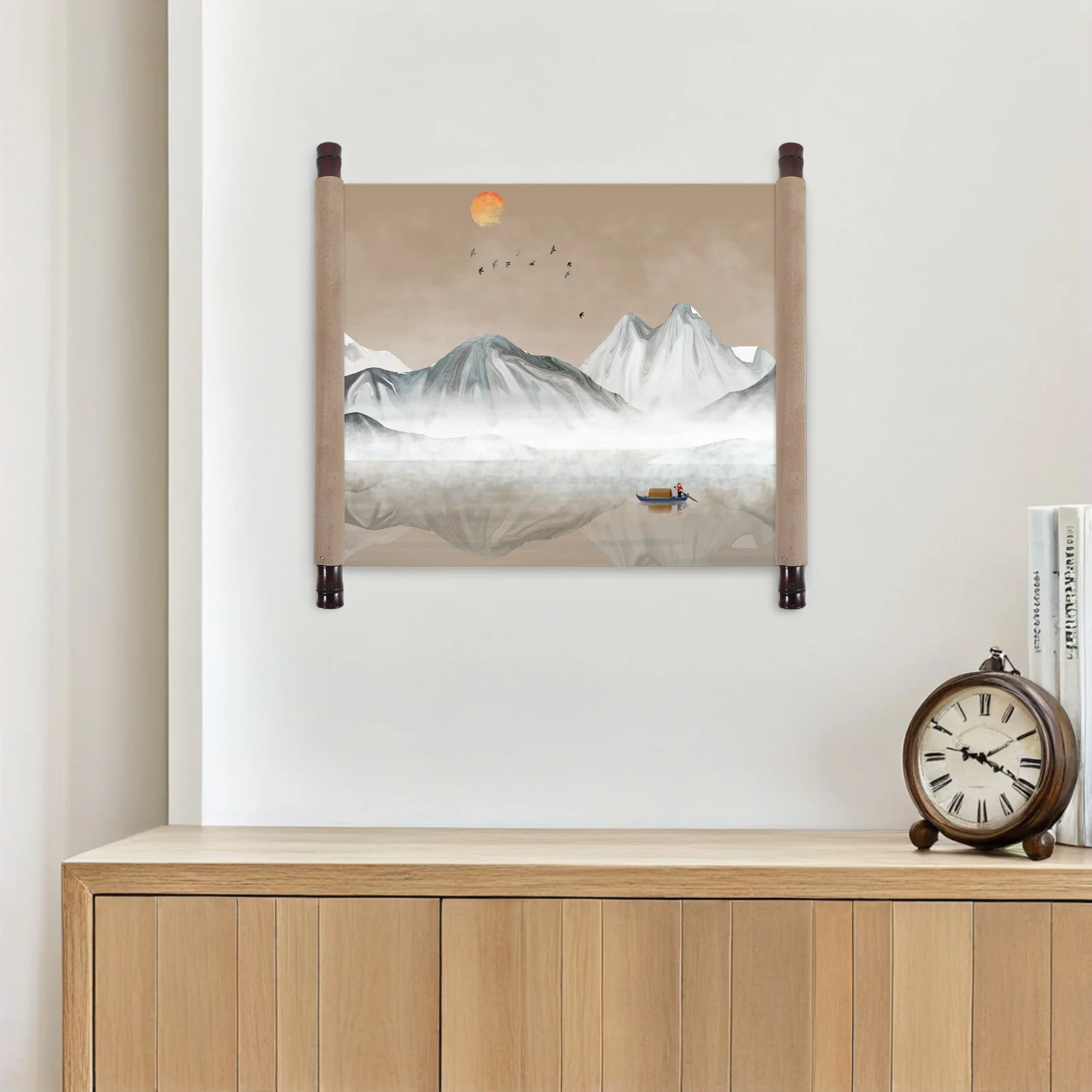 2Pcs DIY Scroll Mounting Accessories for Calligraphy Painting Artwork Wooden Rods with Shaft Heads Home Office Display Set
2Pcs DIY Scroll Mounting Accessories for Calligraphy Painting Artwork Wooden Rods with Shaft Heads Home Office Display Set