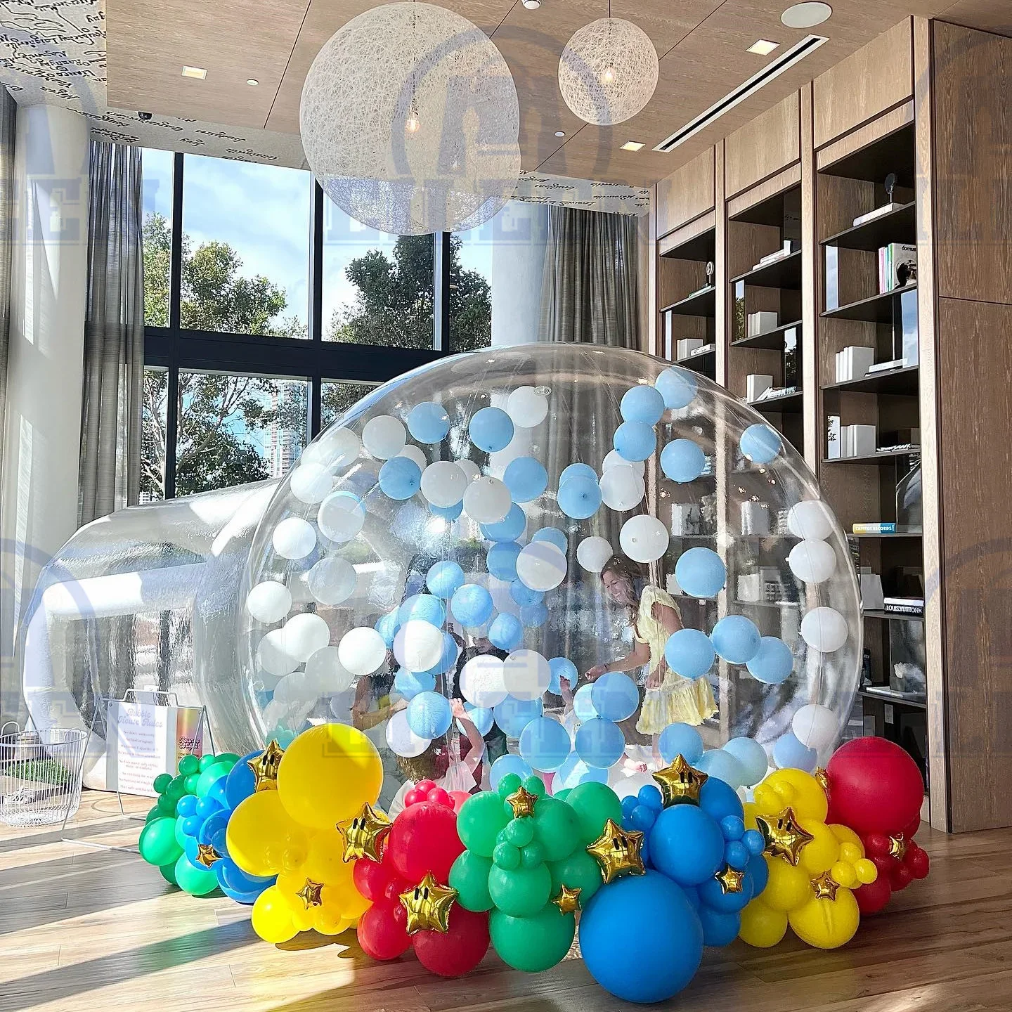 Eileen Commercial grade 10ft Inflatable Bubble House white bounce house for Balloon Artist Party Decoration or rental business
Eileen Commercial grade 10ft Inflatable Bubble House white bounce house for Balloon Artist Party Decoration or rental business