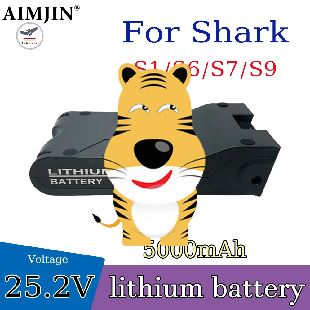 For Shark S1 S2 S3 S4 S6 S7 S9 IC205 200C 200W XBAT200 Vacuum Cleaner Lithium Battery 25.2V 5000mAh
For Shark S1 S2 S3 S4 S6 S7 S9 IC205 200C 200W XBAT200 Vacuum Cleaner Lithium Battery 25.2V 5000mAh