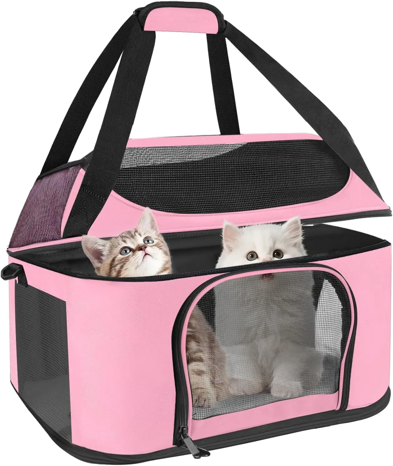 Premium Cat Carrier for Pets Up to 20 Lbs, Cat Travel Bag Soft-Sided Backpack Pet Carriers with Padded Shoulder Strap, Dog Ca
Premium Cat Carrier for Pets Up to 20 Lbs, Cat Travel Bag Soft-Sided Backpack Pet Carriers with Padded Shoulder Strap, Dog Ca