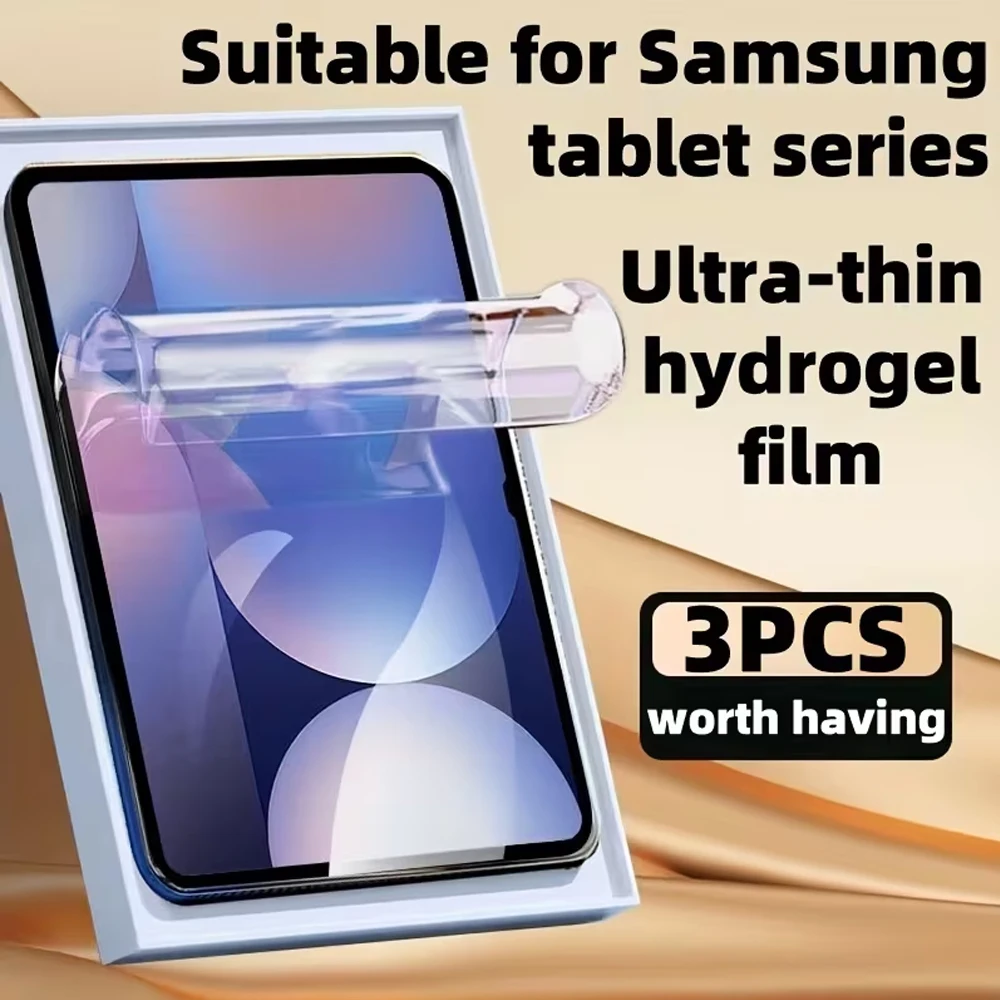 3Pcs Hydrogel Film For Samsung Tab A9 PLUS Tab S6 Lite A7 Lite A9 S7 Plus S8 Plus S9Plus S7 FE S7Lite S8Lite Screen Protectors
3Pcs Hydrogel Film For Samsung Tab A9 PLUS Tab S6 Lite A7 Lite A9 S7 Plus S8 Plus S9Plus S7 FE S7Lite S8Lite Screen Protectors