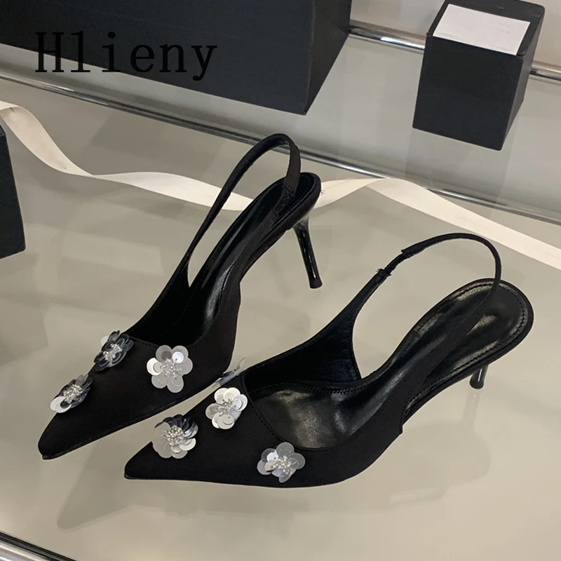 Hlieny Fashion Flowers Slingback Women Pumps Sexy Design Pointed Toe Thin High Heels Banquet Wedding Mule Ladies Shoes Sandals
Hlieny Fashion Flowers Slingback Women Pumps Sexy Design Pointed Toe Thin High Heels Banquet Wedding Mule Ladies Shoes Sandals
