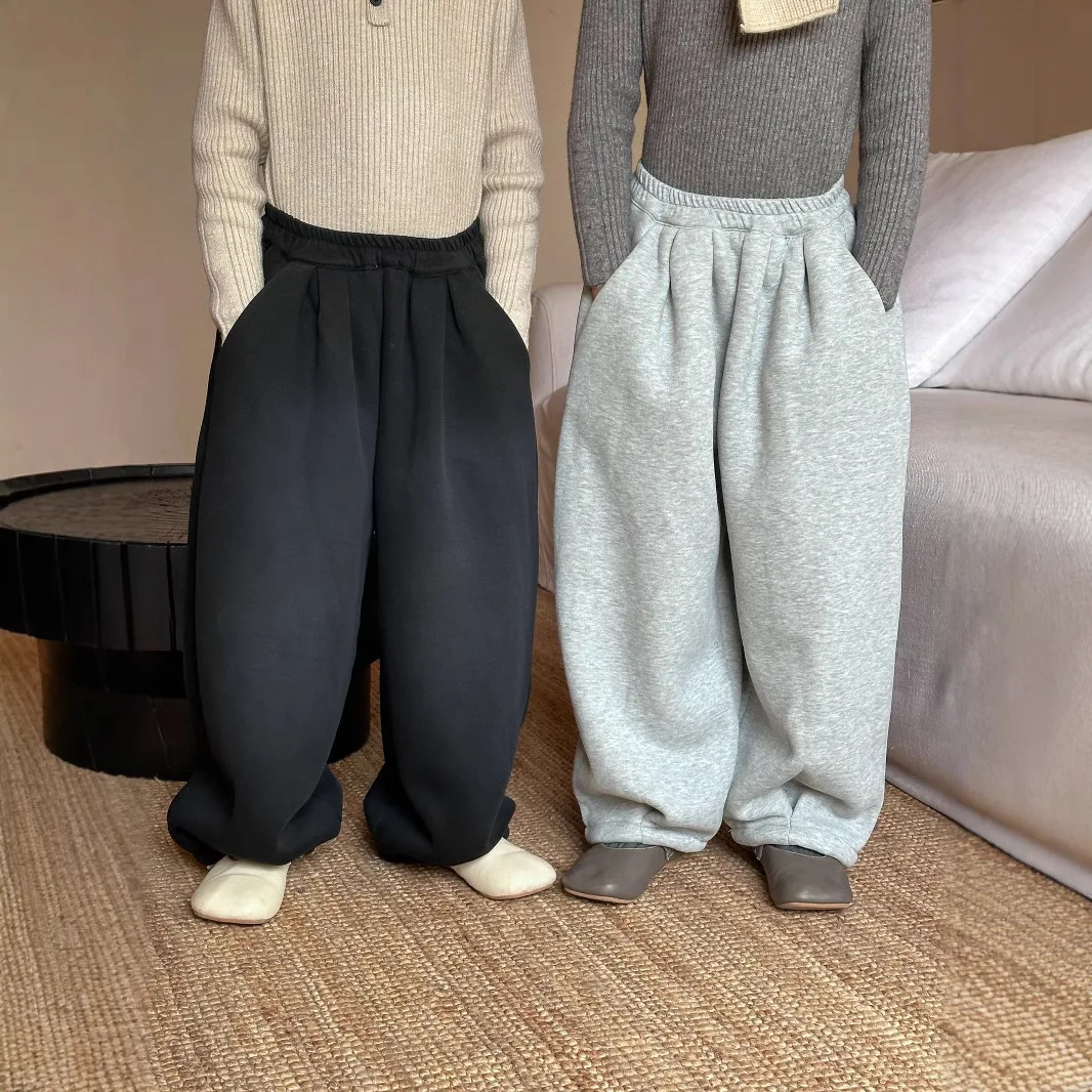Kids Pants New 2024 Autumn Winter Baggy Add Velvet Wide Leg Warm Fashion Korean Simple Style
Kids Pants New 2024 Autumn Winter Baggy Add Velvet Wide Leg Warm Fashion Korean Simple Style