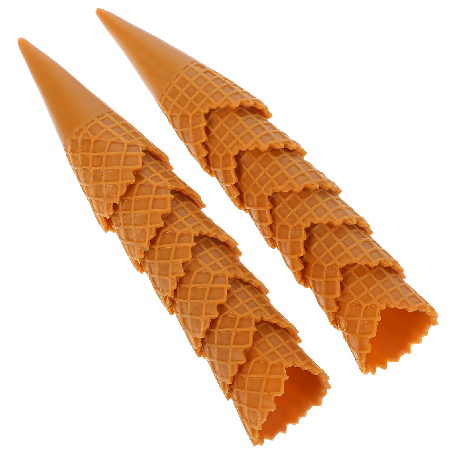12 Pcs Funnel Crispy Cone Toy Ice Cream Models Mini Brown Pvc House Decor Child
12 Pcs Funnel Crispy Cone Toy Ice Cream Models Mini Brown Pvc House Decor Child