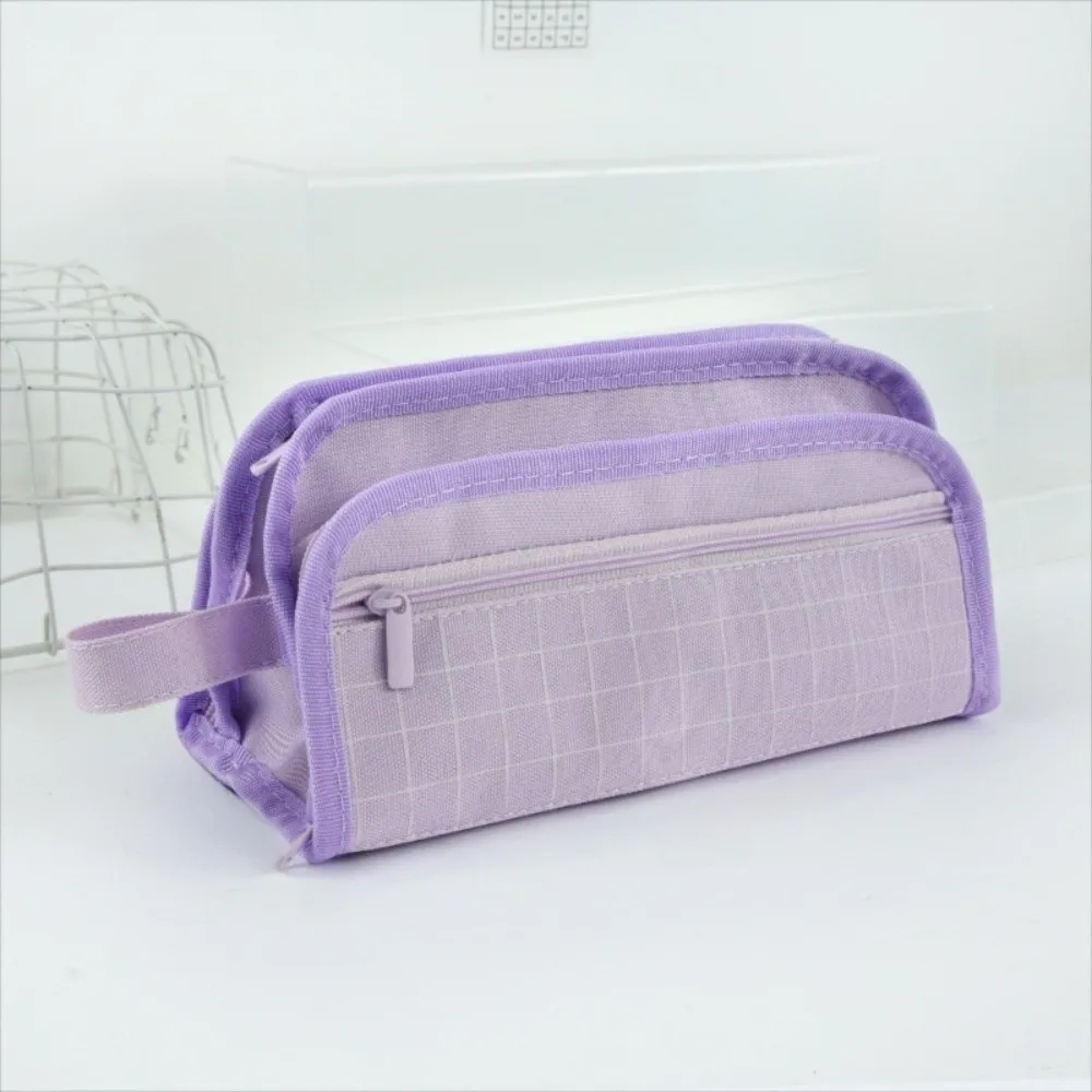 Large-capacity Grid Pencil Case Multi-layer Simple Pen Storage Bag Zipper Aesthetic Student Stationary Boxes Desktop Storage
Large-capacity Grid Pencil Case Multi-layer Simple Pen Storage Bag Zipper Aesthetic Student Stationary Boxes Desktop Storage