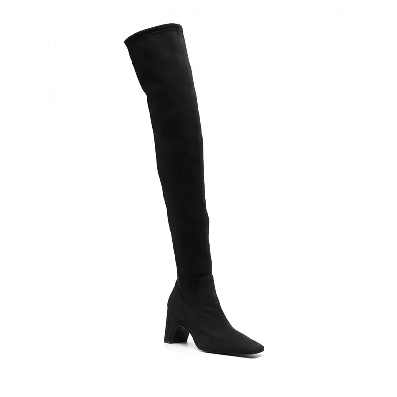 2023 European and American New Fashion Thigh Boots Pointed Thick High Heels Lacquer Suede Over Knee Women's Boots Winter
2023 European and American New Fashion Thigh Boots Pointed Thick High Heels Lacquer Suede Over Knee Women's Boots Winter