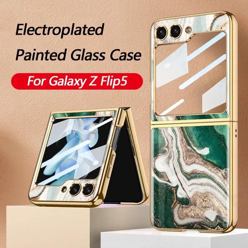 GKK Оригинальный чехол для Samsung Galaxy Z Flip 5, окрашенный стеклянный чехол с покрытием, внешний стеклянный жесткий чехол для Galaxy Z Flip5 4, чехол
GKK Оригинальный чехол для Samsung Galaxy Z Flip 5, окрашенный стеклянный чехол с покрытием, внешний стеклянный жесткий чехол для Galaxy Z Flip5 4, чехол