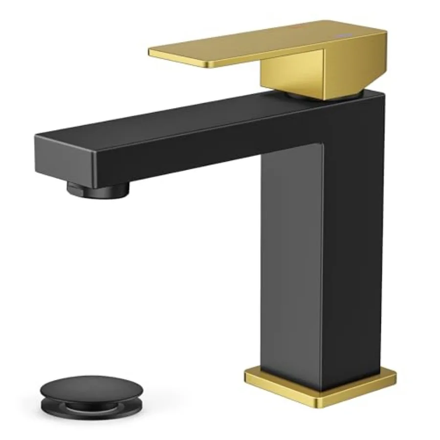 Single Hle Bathroom Faucets, 1or 3 Hole Bathroom Sink Faucet with Pop-up Drain
Single Hle Bathroom Faucets, 1or 3 Hole Bathroom Sink Faucet with Pop-up Drain
