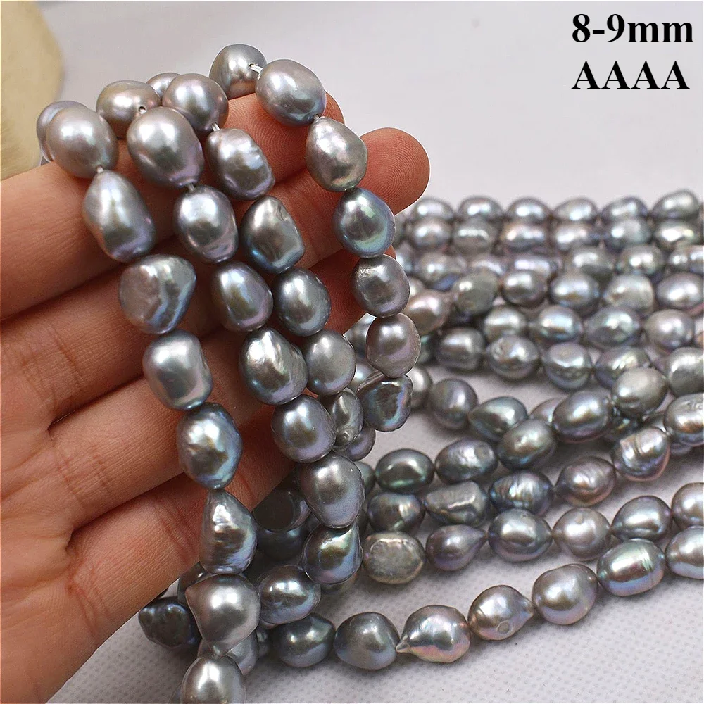 8-9mm 4A Natural Freshwater Gray Irregular Pearl Isolated Loose Bead Women's Gift Jewelry Make DIY Necklace Bracelet Accessories
8-9mm 4A Natural Freshwater Gray Irregular Pearl Isolated Loose Bead Women's Gift Jewelry Make DIY Necklace Bracelet Accessories