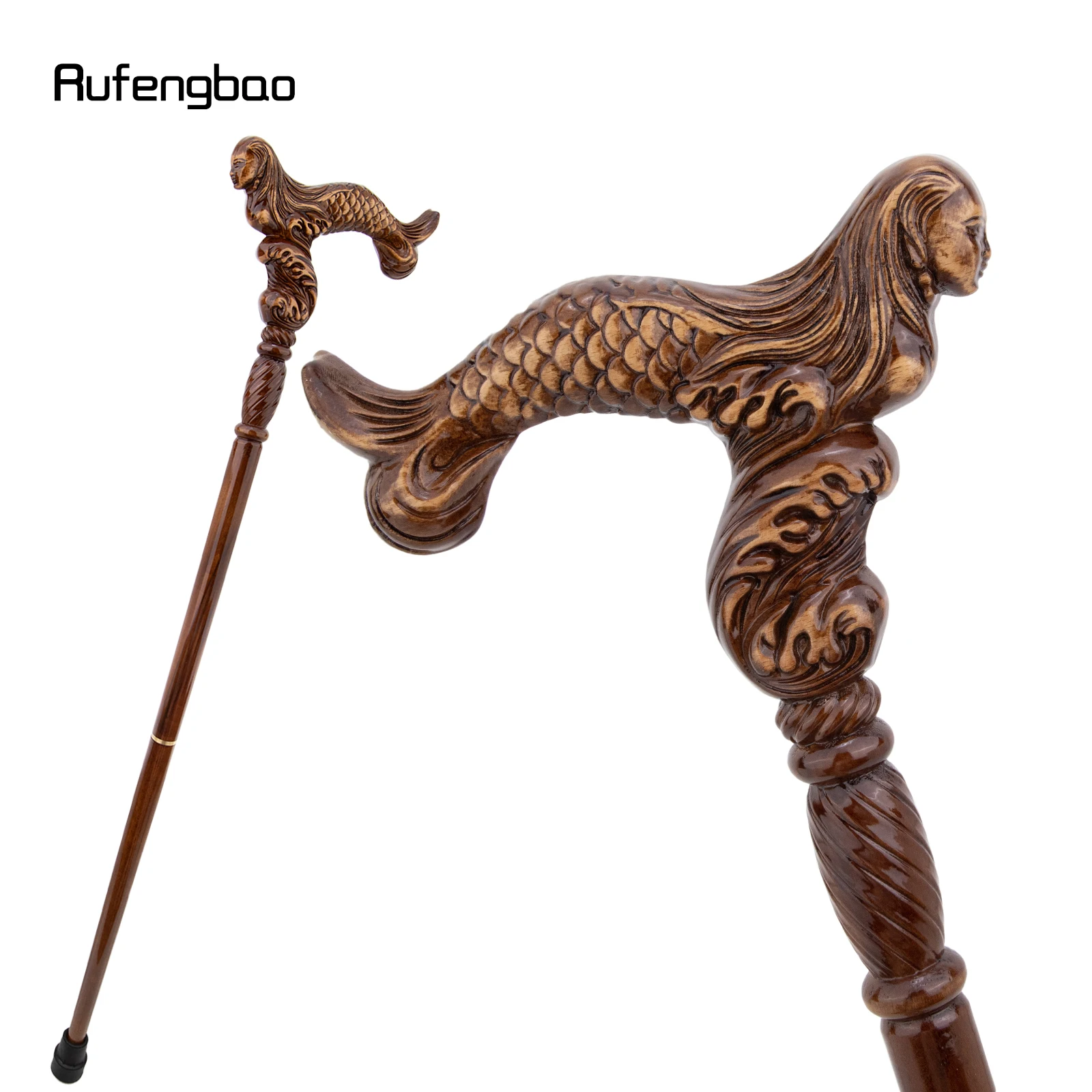 Mermaid Brown Wooden Fashion Walking Stick Decorative Vampire Cospaly Party Wood Walking Cane Halloween Mace Wand Crosier 93cm
Mermaid Brown Wooden Fashion Walking Stick Decorative Vampire Cospaly Party Wood Walking Cane Halloween Mace Wand Crosier 93cm