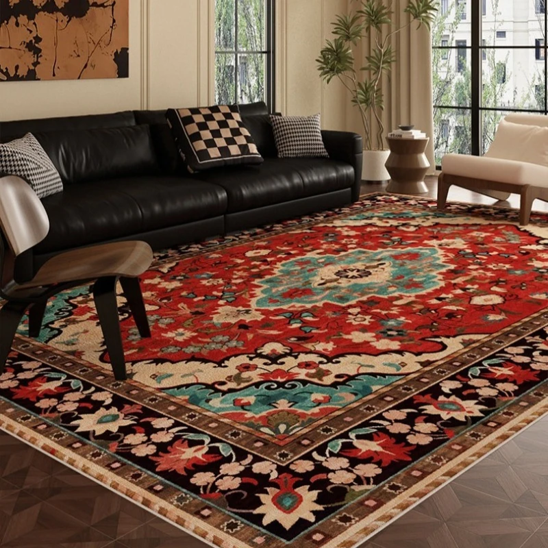 Artistic Refreshing Floral Pattern Living Room Carpet Master Bedroom Bedside Rug Machine Washable Non-slip Soft Table Floor Mats
Artistic Refreshing Floral Pattern Living Room Carpet Master Bedroom Bedside Rug Machine Washable Non-slip Soft Table Floor Mats