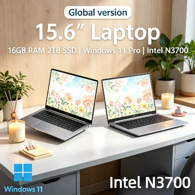 Intel N3700 15.6 Inch NEW Laptop 16GB RAM 2TB SSD Windows 11 Ultra Slim Gamer Notebook 1920x1080 Office Study PC Max
Intel N3700 15.6 Inch NEW Laptop 16GB RAM 2TB SSD Windows 11 Ultra Slim Gamer Notebook 1920x1080 Office Study PC Max
