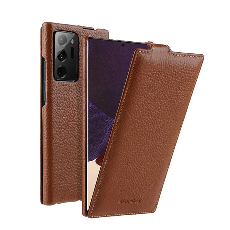 Melkco Cowhide Genuine Leather Case for Samsung Galaxy Note 20 Ultra Vertical Flip Cover for Samsung Note 20 Case Business Pouch
Melkco Cowhide Genuine Leather Case for Samsung Galaxy Note 20 Ultra Vertical Flip Cover for Samsung Note 20 Case Business Pouch