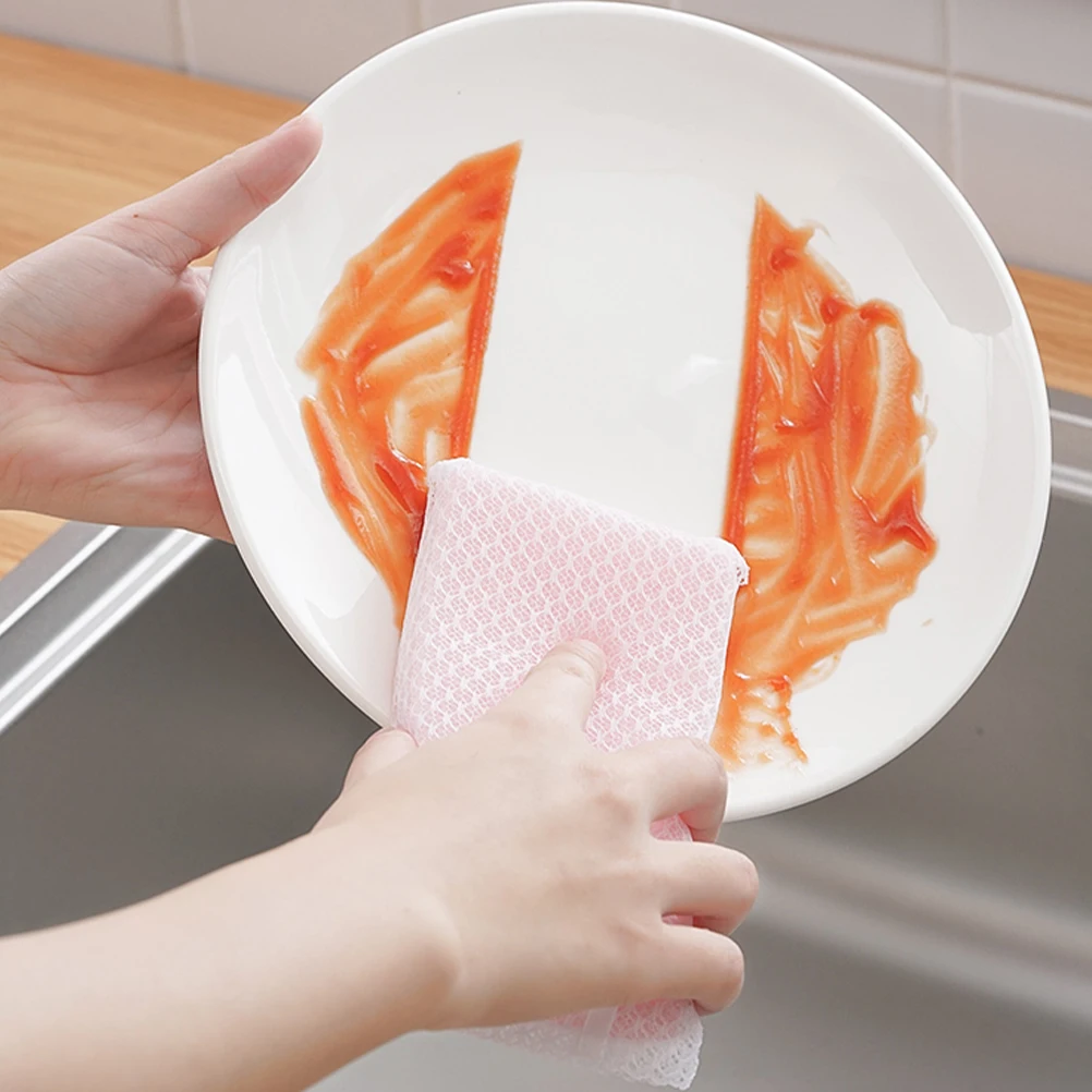 10pcs Scouring Pad Sponge Scrubber Cleaning Dishcloth Kitchen Dish Washing Cloth Durable Long-Lasting Soft Non-Scratch High
10pcs Scouring Pad Sponge Scrubber Cleaning Dishcloth Kitchen Dish Washing Cloth Durable Long-Lasting Soft Non-Scratch High