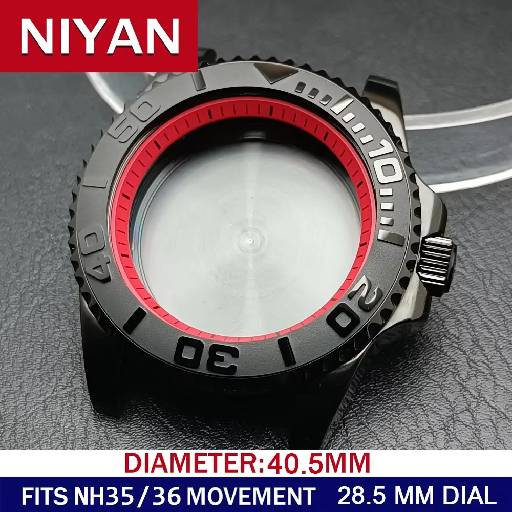 High-Quality GMT Silvery Black Case Have Inner Ring 40.5mm Watch Men Case FIT NH34 N H35 NH36 Movement/Dial Automtaic Watch Box
High-Quality GMT Silvery Black Case Have Inner Ring 40.5mm Watch Men Case FIT NH34 N H35 NH36 Movement/Dial Automtaic Watch Box