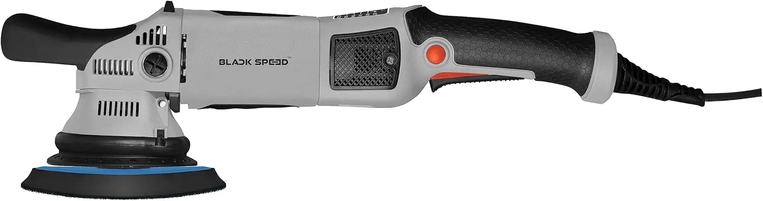 Black Speed 15mm Long-Throw Random Orbital Polisher - 750W, 7.5-Amp Motor, BOSCH™ Bearing Construction, Vented Flexible Backing
Black Speed 15mm Long-Throw Random Orbital Polisher - 750W, 7.5-Amp Motor, BOSCH™ Bearing Construction, Vented Flexible Backing