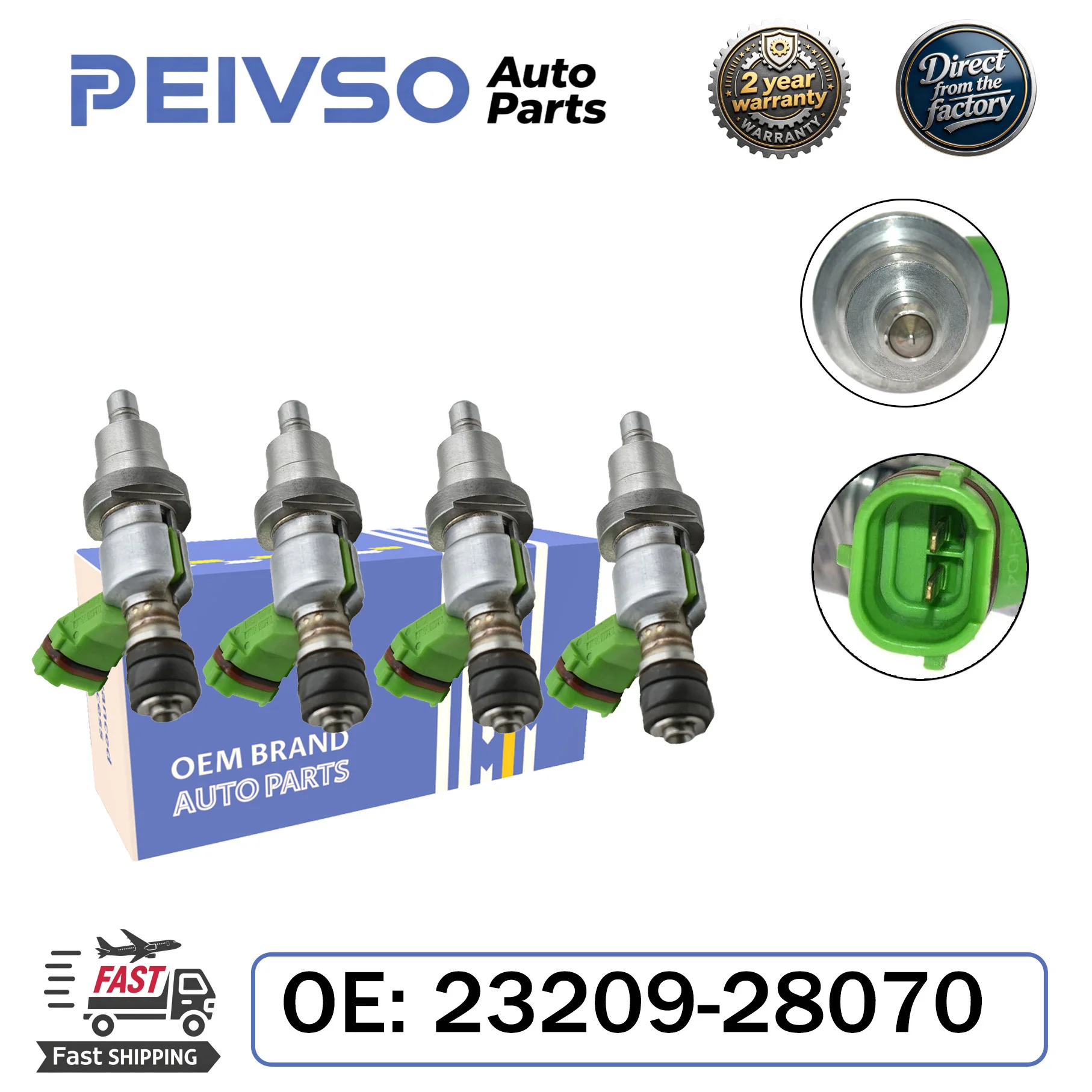 4pcs Fuel Injectors Nozzle For Toyota 1AZ-FSE D4 AVENSIS RAV-4 NOAH 2.0 RAV4 Avensis 23209-29065 23209-28070 23250-28070
4pcs Fuel Injectors Nozzle For Toyota 1AZ-FSE D4 AVENSIS RAV-4 NOAH 2.0 RAV4 Avensis 23209-29065 23209-28070 23250-28070