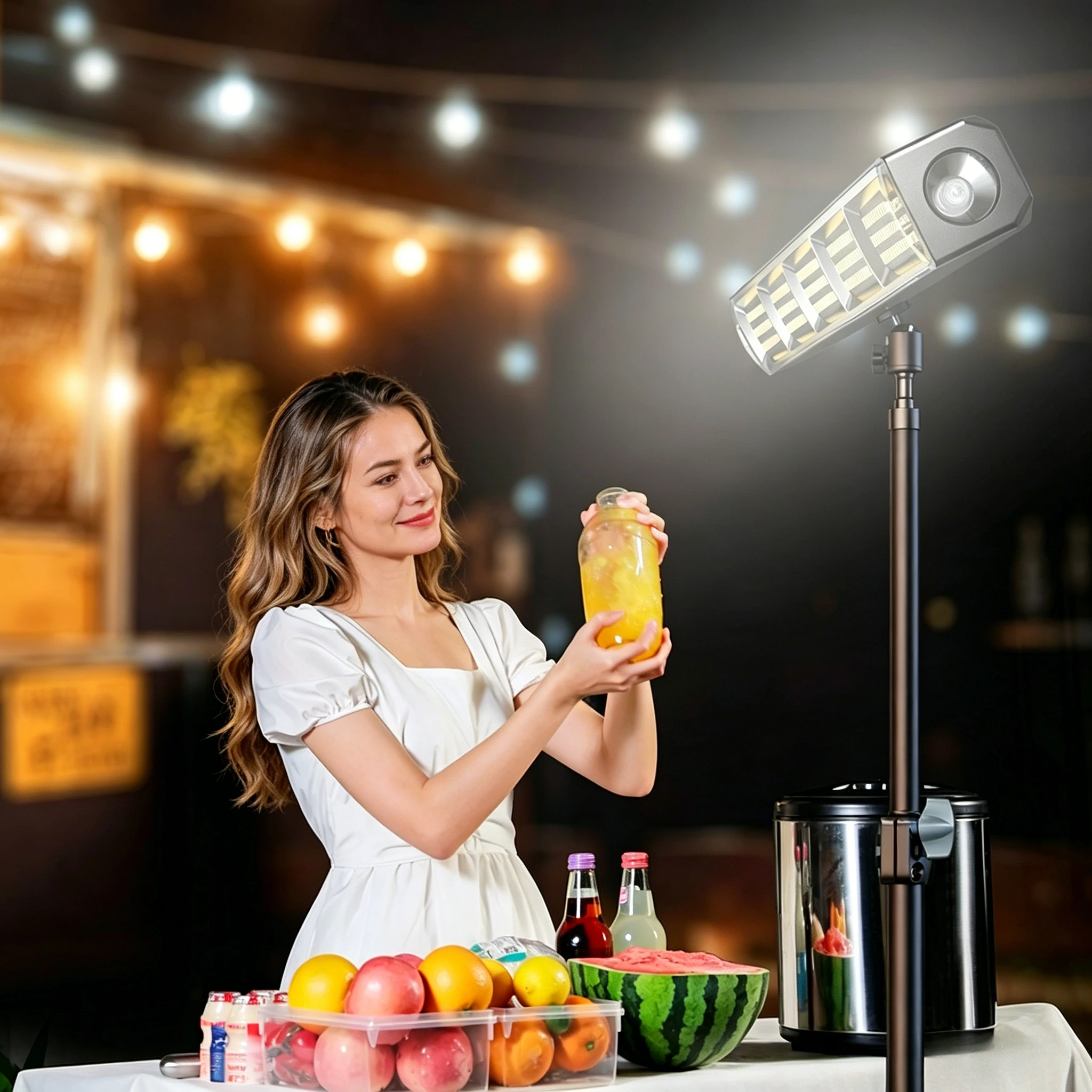 Portable Magnetic LED Camping Lamp Tube Rechargeable High Brightness for Night Market Outdoor Camping Home Decor Lighting
Portable Magnetic LED Camping Lamp Tube Rechargeable High Brightness for Night Market Outdoor Camping Home Decor Lighting