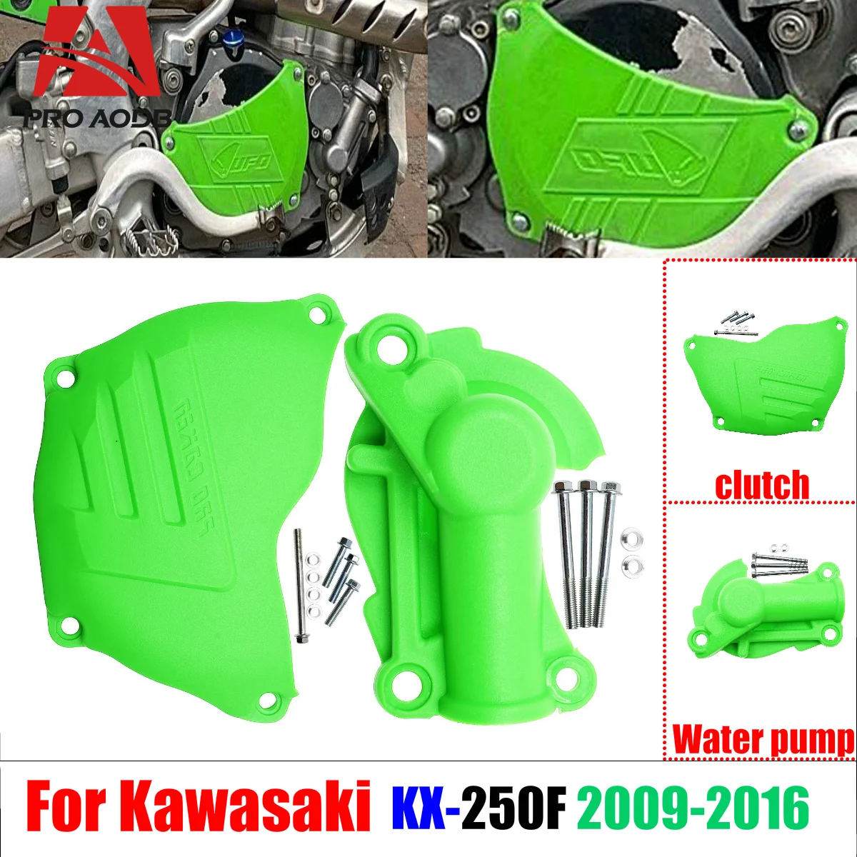 Precision-Made Motorcycle Accessories - Clutch Guard Water Pump Protector For Kawasaki KX250F KX 250F 2009-2013 2014 2015 2016
Precision-Made Motorcycle Accessories - Clutch Guard Water Pump Protector For Kawasaki KX250F KX 250F 2009-2013 2014 2015 2016