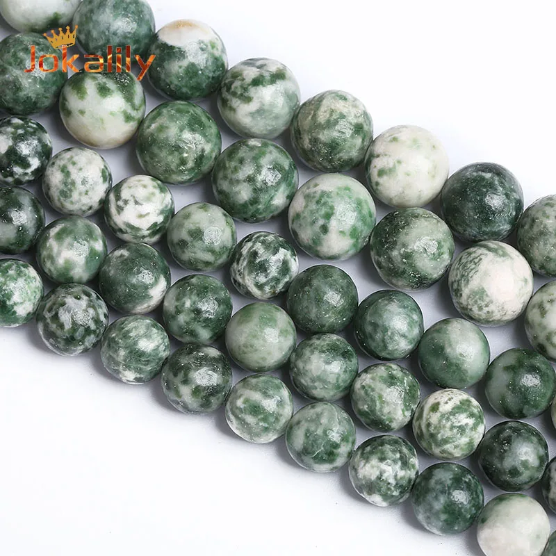 Natural Stone Green Spot Jaspers Beads Round Loose Beads for Jewelry Making DIY Bracelet Necklace Handmade 4/6/8/10/12mm 15 Inch
Natural Stone Green Spot Jaspers Beads Round Loose Beads for Jewelry Making DIY Bracelet Necklace Handmade 4/6/8/10/12mm 15 Inch