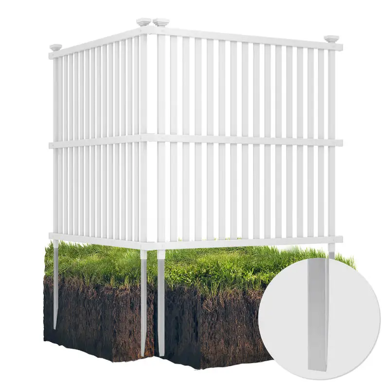 Air Conditioner Fence Panel with Metal Ground Stakes for Outside-White
Air Conditioner Fence Panel with Metal Ground Stakes for Outside-White