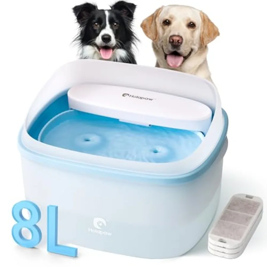 Dog Water Fountain for Large Dogs, 2.1Gal/8L Dog Water Bowl Dispenser, No Spill Automatic Pet Water Fountain for Dogs Cats Mult
Dog Water Fountain for Large Dogs, 2.1Gal/8L Dog Water Bowl Dispenser, No Spill Automatic Pet Water Fountain for Dogs Cats Mult