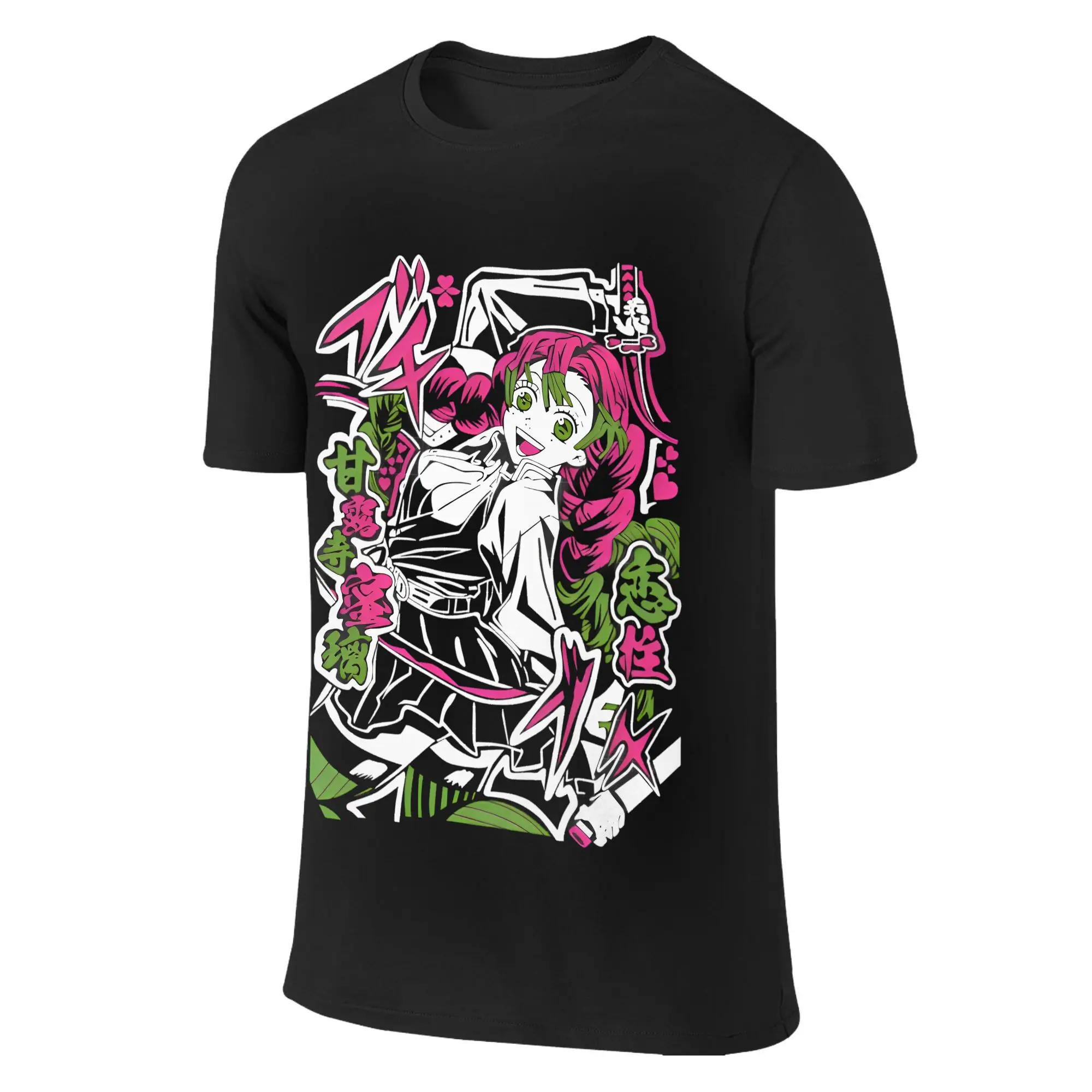 Vintage Mitsuri Kanroji T-Shirt Men Women Round Neck Pure Cotton T Shirt Anime Kimetsu No Yaiba Short Sleeve Tees Gift Clothing
Vintage Mitsuri Kanroji T-Shirt Men Women Round Neck Pure Cotton T Shirt Anime Kimetsu No Yaiba Short Sleeve Tees Gift Clothing