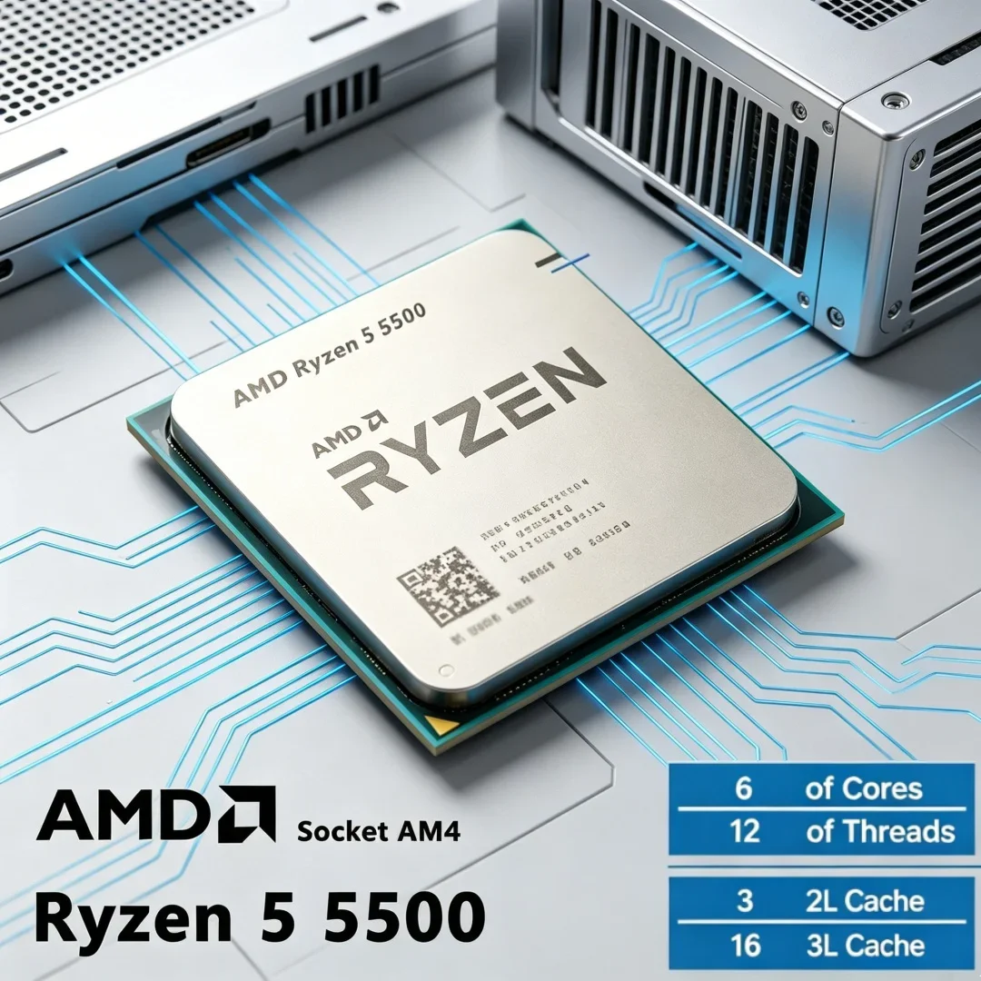 Cost Effective Ryzen 5 5500 Hot Sale Unlocked CPU Max 4.2GHz 6-Core 12-Thread AM4 DDR4 Unpacked Processor
Cost Effective Ryzen 5 5500 Hot Sale Unlocked CPU Max 4.2GHz 6-Core 12-Thread AM4 DDR4 Unpacked Processor