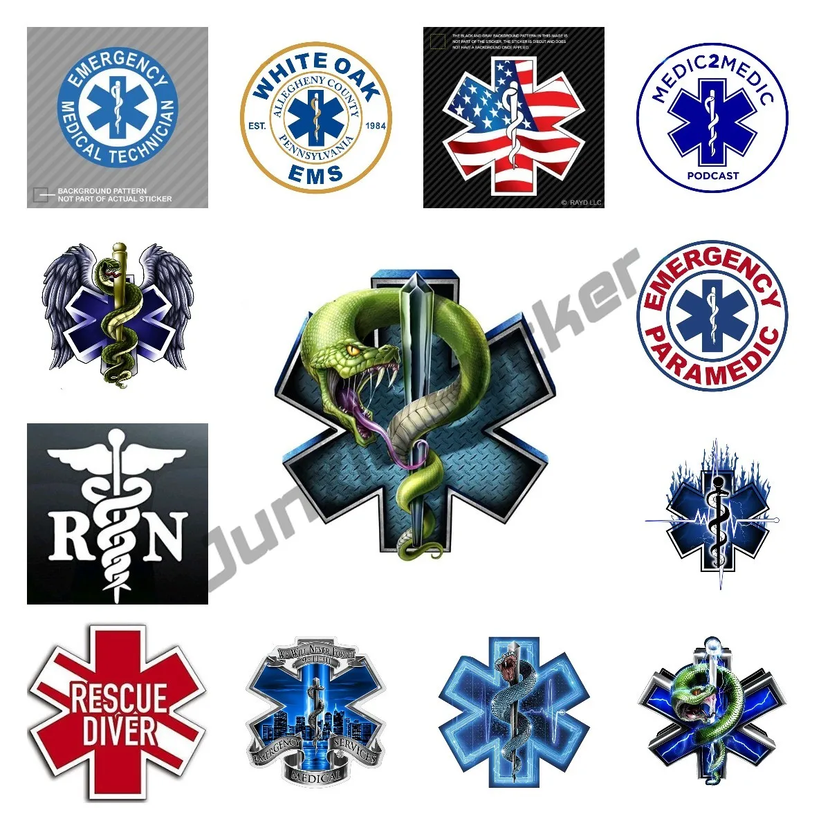 EMS Fire Rescue Medical Star Of Life Car Stickers DIY Occlusion Scratch Funny Luggage Motor Laptop Decal Decoration
EMS Fire Rescue Medical Star Of Life Car Stickers DIY Occlusion Scratch Funny Luggage Motor Laptop Decal Decoration
