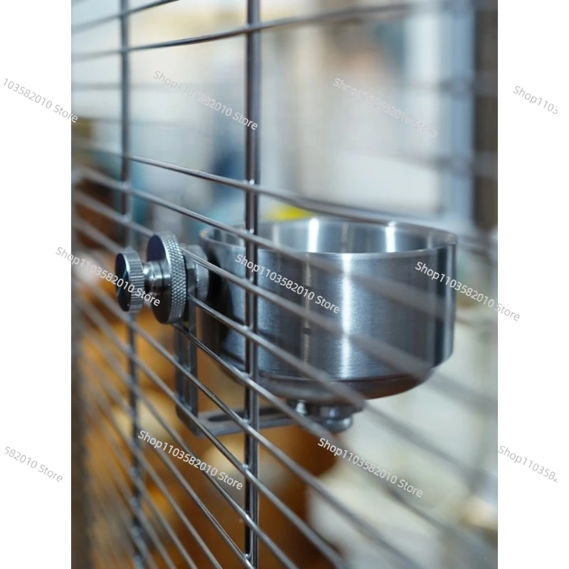 304 Stainless Steel Anti-Gnaw Bird Food Bowl, Medium Large Drop Resistant Feeder for Parrot Cage
304 Stainless Steel Anti-Gnaw Bird Food Bowl, Medium Large Drop Resistant Feeder for Parrot Cage