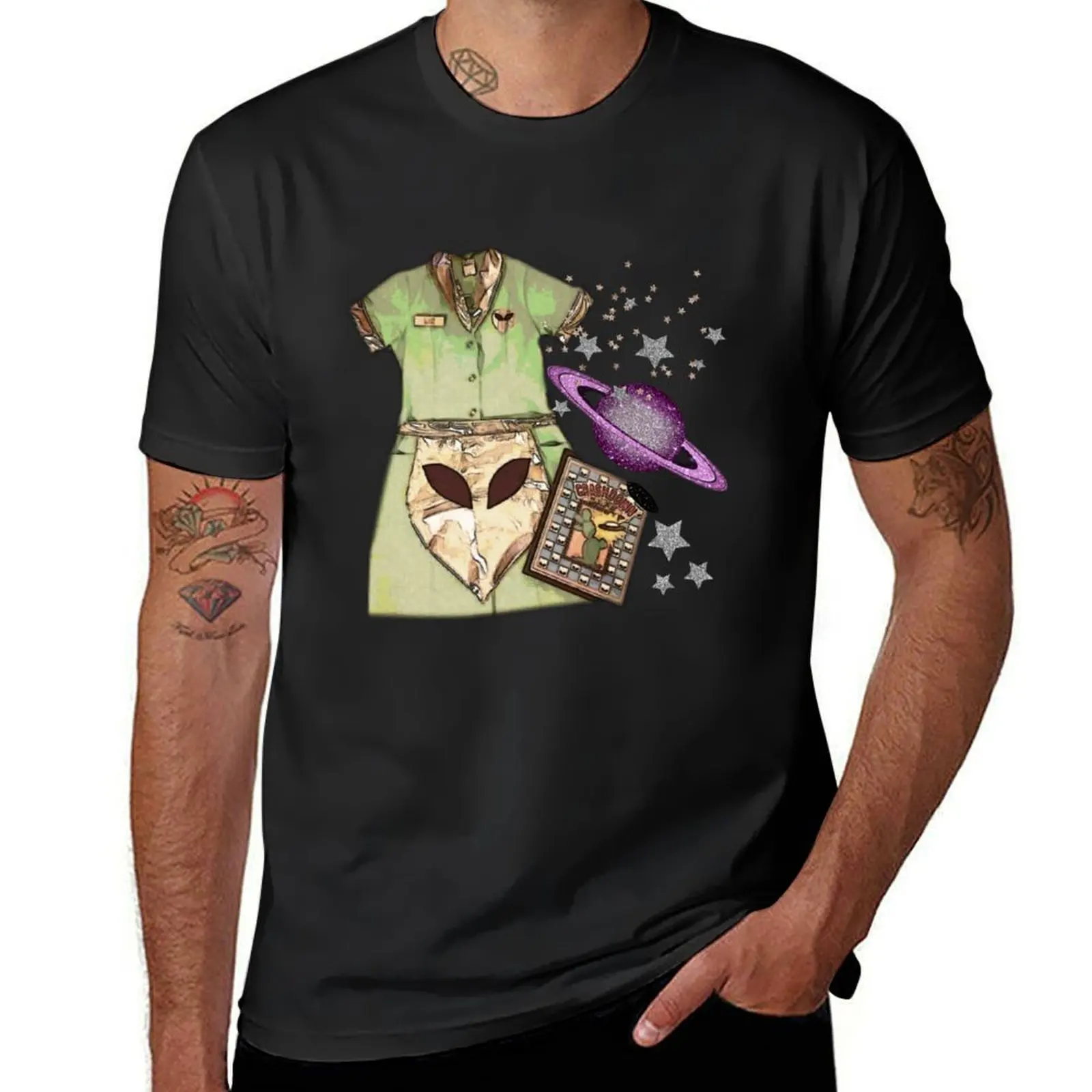 Roswell TV show Liz Parker work uniform Sticker T-Shirt vintage heavyweights summer clothes T-shirt men
Roswell TV show Liz Parker work uniform Sticker T-Shirt vintage heavyweights summer clothes T-shirt men