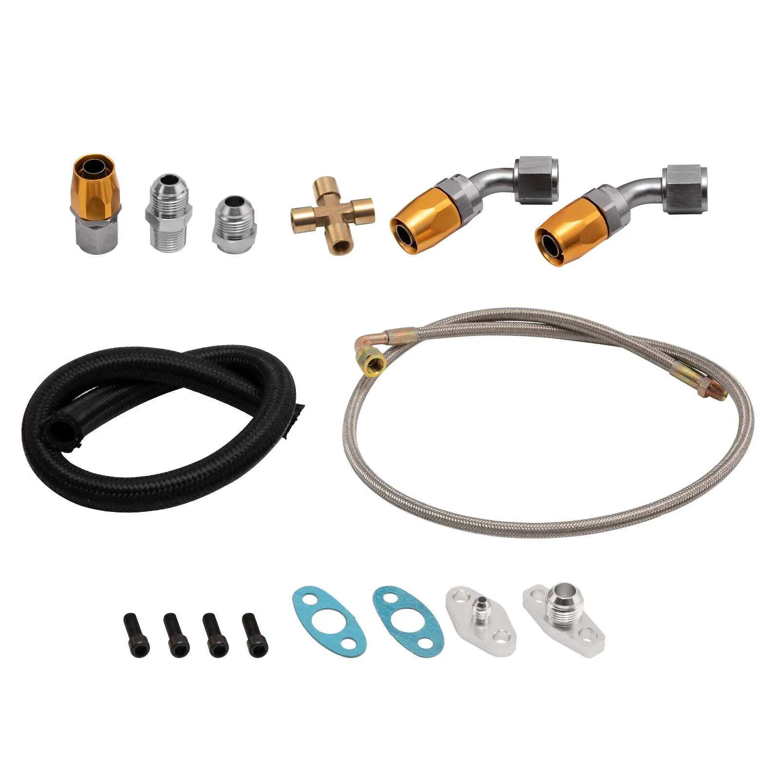 Turbo Oil Feed & Return Line Kit for Ford Falcon BA BF XR6 FG FGX GT30 GT3582
Turbo Oil Feed & Return Line Kit for Ford Falcon BA BF XR6 FG FGX GT30 GT3582