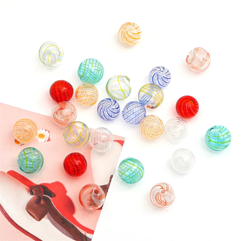 1Pcs 14mm Handmade Hollow Lampwork Glass Round Beads For Jewelry Making DIY Bead Wind Bells Bracelet Earring Accessories
1Pcs 14mm Handmade Hollow Lampwork Glass Round Beads For Jewelry Making DIY Bead Wind Bells Bracelet Earring Accessories