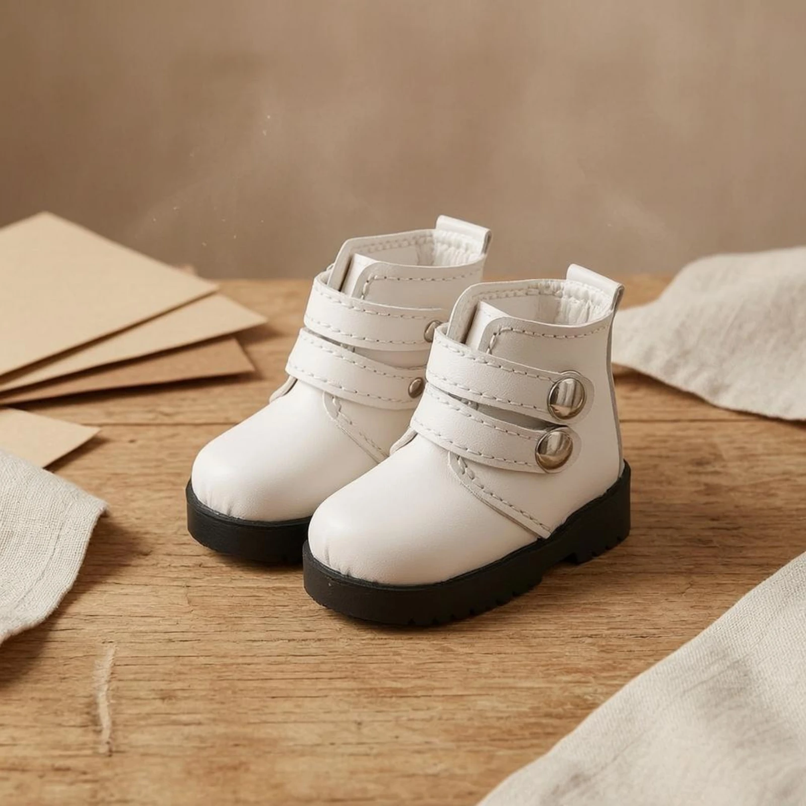 BJD Doll Boots Strap Fastenings Platform Ankle Boots Round Toe Long-Lasting
BJD Doll Boots Strap Fastenings Platform Ankle Boots Round Toe Long-Lasting