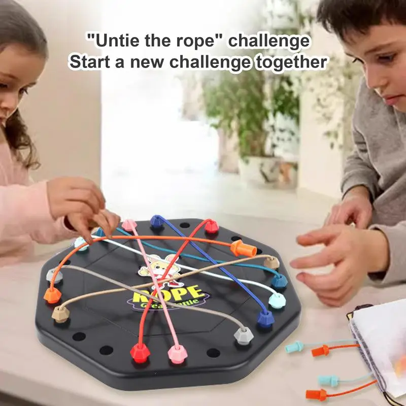 Rope Knot Puzzle Rope Untangling Puzzle Brain Teaser For Gathering And Travel Portable Mind Toys For Kids Ages 3
Rope Knot Puzzle Rope Untangling Puzzle Brain Teaser For Gathering And Travel Portable Mind Toys For Kids Ages 3