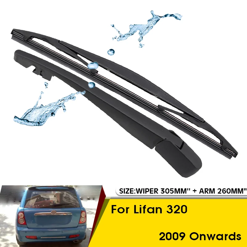 Car Wiper Blade For Lifan 320 2009 Onwards Rear Back Windshield Windscreen Rear Wiper 305mm+Arm 260mm Car Accessories
Car Wiper Blade For Lifan 320 2009 Onwards Rear Back Windshield Windscreen Rear Wiper 305mm+Arm 260mm Car Accessories