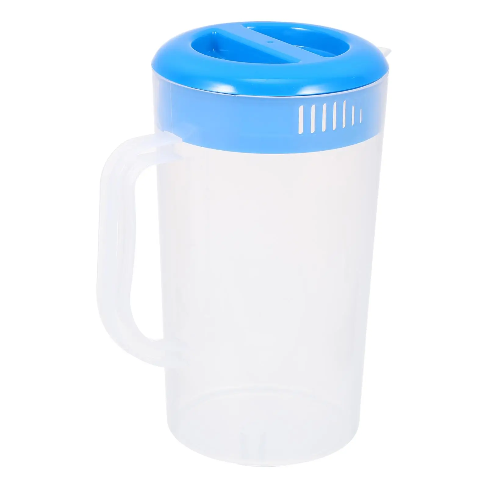 Plastic Cold Water Pitcher 2000ml Blue Lid Heat Cold Resistance Drink Jug Stand Supplies Home Gift Kitchen Bar
Plastic Cold Water Pitcher 2000ml Blue Lid Heat Cold Resistance Drink Jug Stand Supplies Home Gift Kitchen Bar