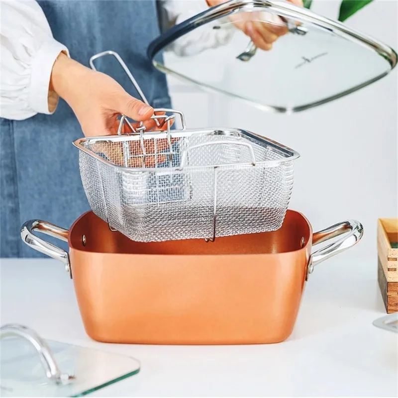 Многофункциональная кастрюля из нержавеющей стали, домашняя кастрюля для супа, утолщенная пароварка, фритюрница, кастрюля для лапши, практичная кастрюля для приготовления пищи
Многофункциональная кастрюля из нержавеющей стали, домашняя кастрюля для супа, утолщенная пароварка, фритюрница, кастрюля для лапши, практичная кастрюля для приготовления пищи