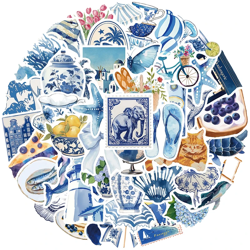 50 шт. синие эстетические наклейки, водонепроницаемые виниловые наклейки на тему океанского пляжа для скрапбукинга, ноутбука, бутылки с водой, бампера
50 шт. синие эстетические наклейки, водонепроницаемые виниловые наклейки на тему океанского пляжа для скрапбукинга, ноутбука, бутылки с водой, бампера