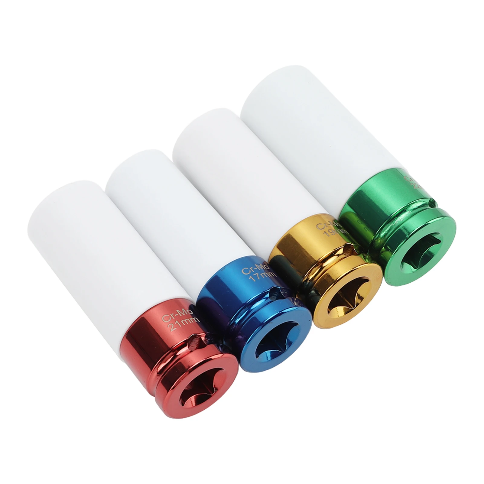 4 шт., метрическая 1/2 дюйма, колесная гайка, ударная головка, 4 цветных кодированных автомобильных ручных инструментов для ремонта
4 шт., метрическая 1/2 дюйма, колесная гайка, ударная головка, 4 цветных кодированных автомобильных ручных инструментов для ремонта