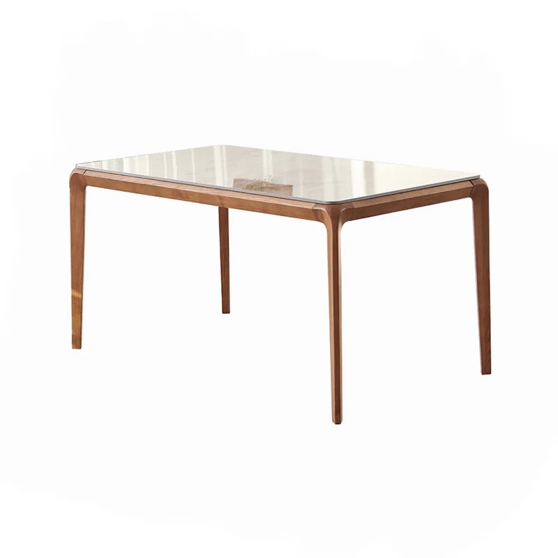 Rock slab dining table and combination solid wood rectangular household eating ash wood simple casual ta
Rock slab dining table and combination solid wood rectangular household eating ash wood simple casual ta