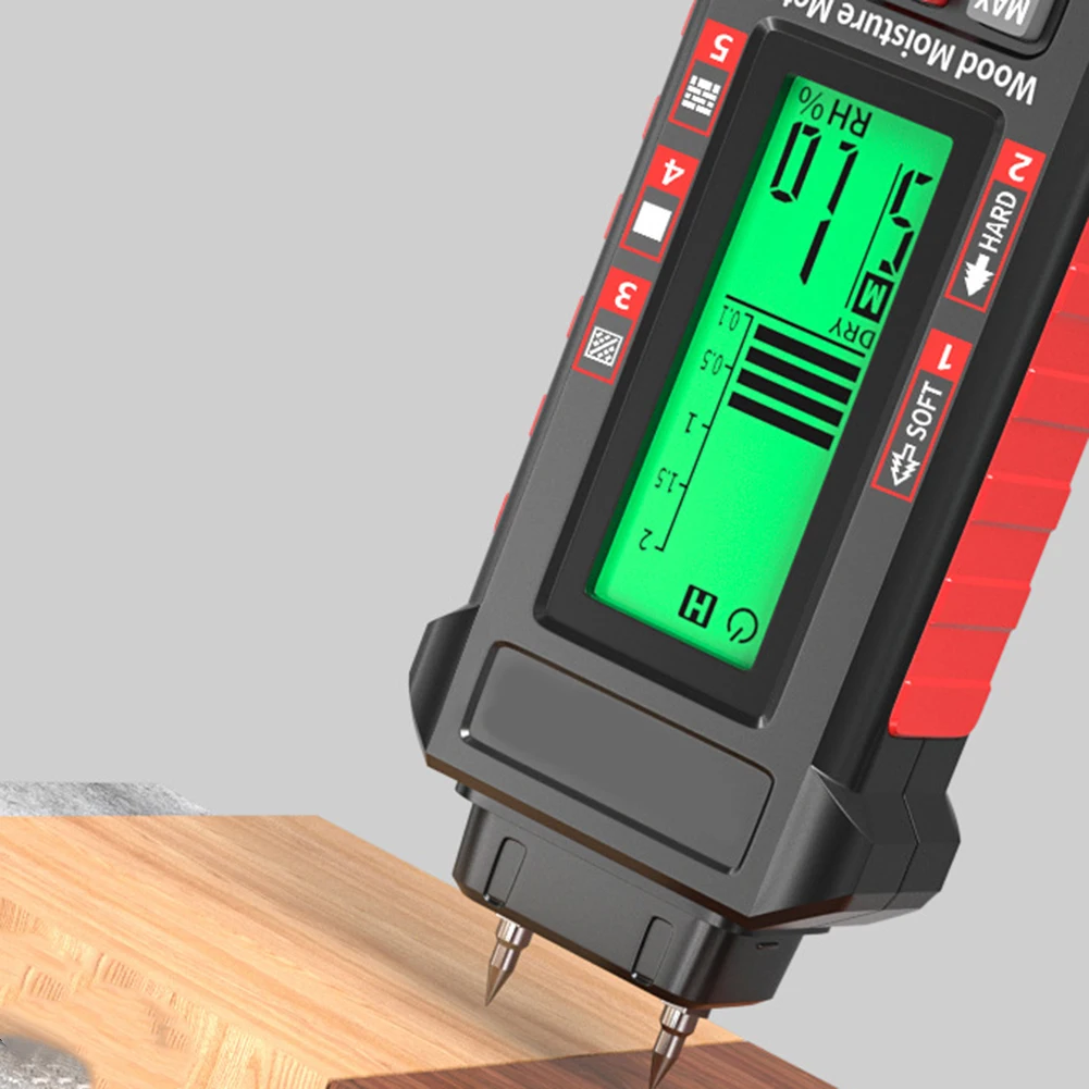 Cement Moisture Meter Wood Moisture Meter Building Inspection Black Backlit Lcd Moisture Sensor Moisture Meter
Cement Moisture Meter Wood Moisture Meter Building Inspection Black Backlit Lcd Moisture Sensor Moisture Meter