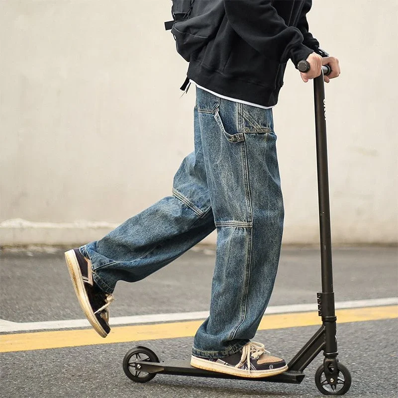 Men's Jeans Straight Trousers Man Cowboy Pants Wide Leg Cargo Y2k Streetwear Original Washed Korean Style Comfortable Casual
Men's Jeans Straight Trousers Man Cowboy Pants Wide Leg Cargo Y2k Streetwear Original Washed Korean Style Comfortable Casual