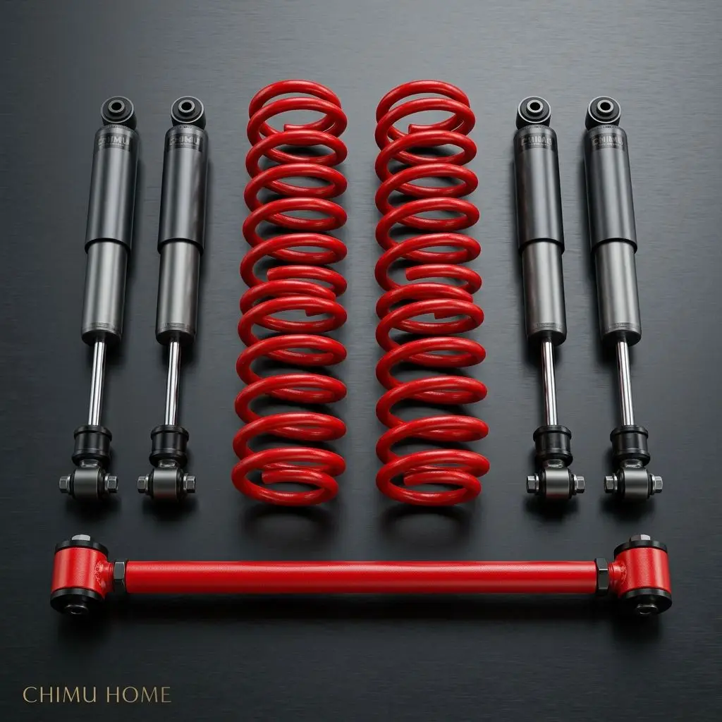 【CHIMU HOME】 for 4-Runner for Fortuner Series Whole Set Off-road Suspension for High-Performance Shocks Springs for Panhard Rod
【CHIMU HOME】 for 4-Runner for Fortuner Series Whole Set Off-road Suspension for High-Performance Shocks Springs for Panhard Rod