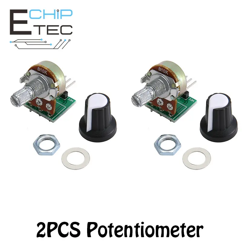 Free shipping 2PCS 10K Resistance Potentiometer Module Adjustable Resistance Module Analog Output Voltage 0-5V
Free shipping 2PCS 10K Resistance Potentiometer Module Adjustable Resistance Module Analog Output Voltage 0-5V