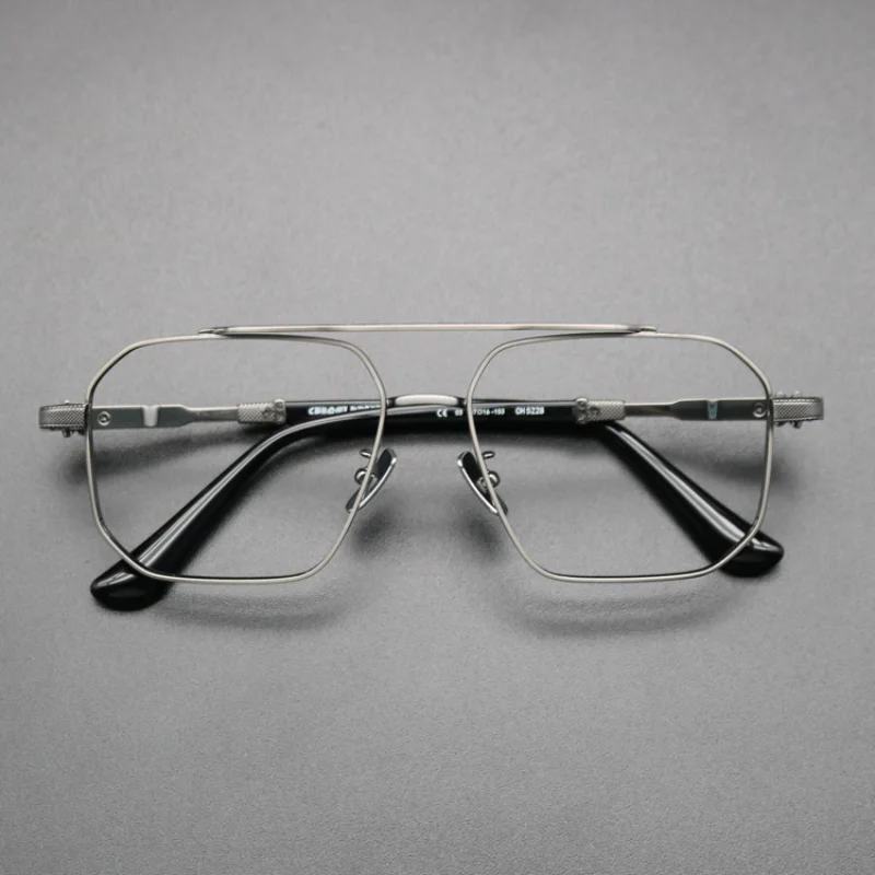 Retro Large Square Eyewear Optical Myopia Glasses Frames Double Beam Blue Light Blocking Men's and Women's Titanium Eyeglasses
Retro Large Square Eyewear Optical Myopia Glasses Frames Double Beam Blue Light Blocking Men's and Women's Titanium Eyeglasses