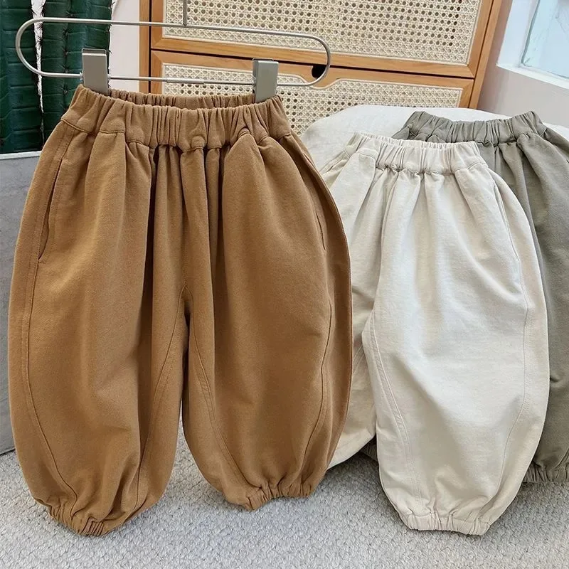 1-6Age Kids Casual Loose Trousers Outer Wear Child Solid Color Versatile Pants Harlan Pants Boys Toddler Autumn New Trousers
1-6Age Kids Casual Loose Trousers Outer Wear Child Solid Color Versatile Pants Harlan Pants Boys Toddler Autumn New Trousers