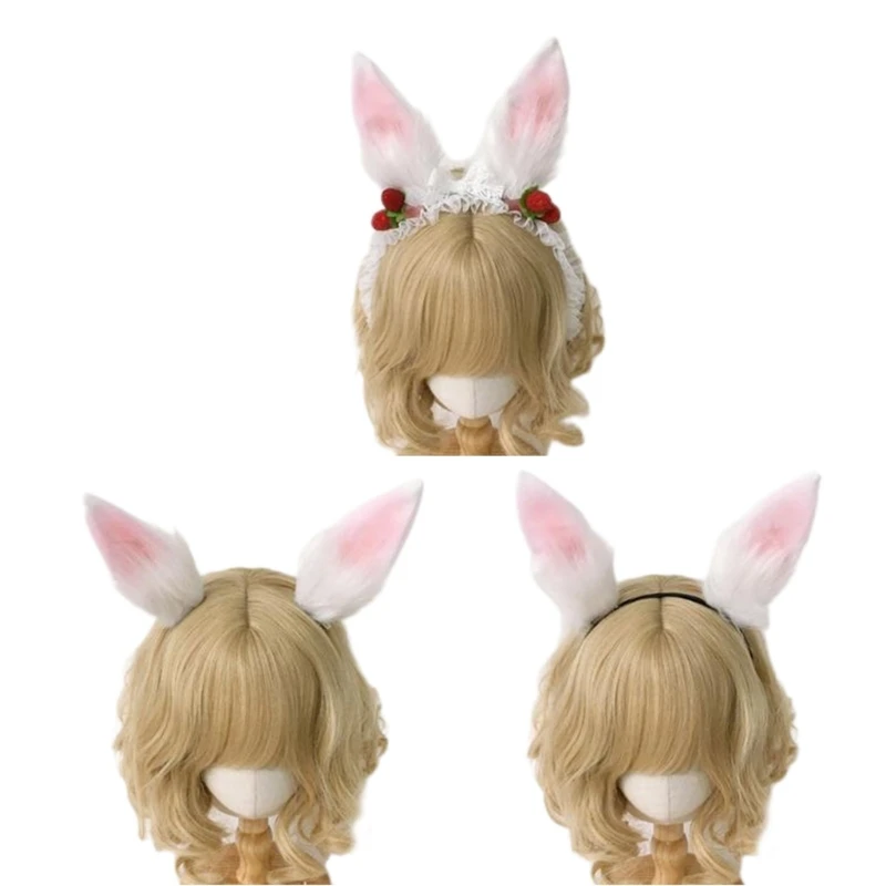 Plush Rabbit Ears Headband Hair Clips Cute Bunny Ear Headwear for Women Party Cosplay Costume Accessory for Christmas
Plush Rabbit Ears Headband Hair Clips Cute Bunny Ear Headwear for Women Party Cosplay Costume Accessory for Christmas